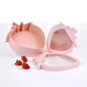 Strawberry-Shaped Pink  Box